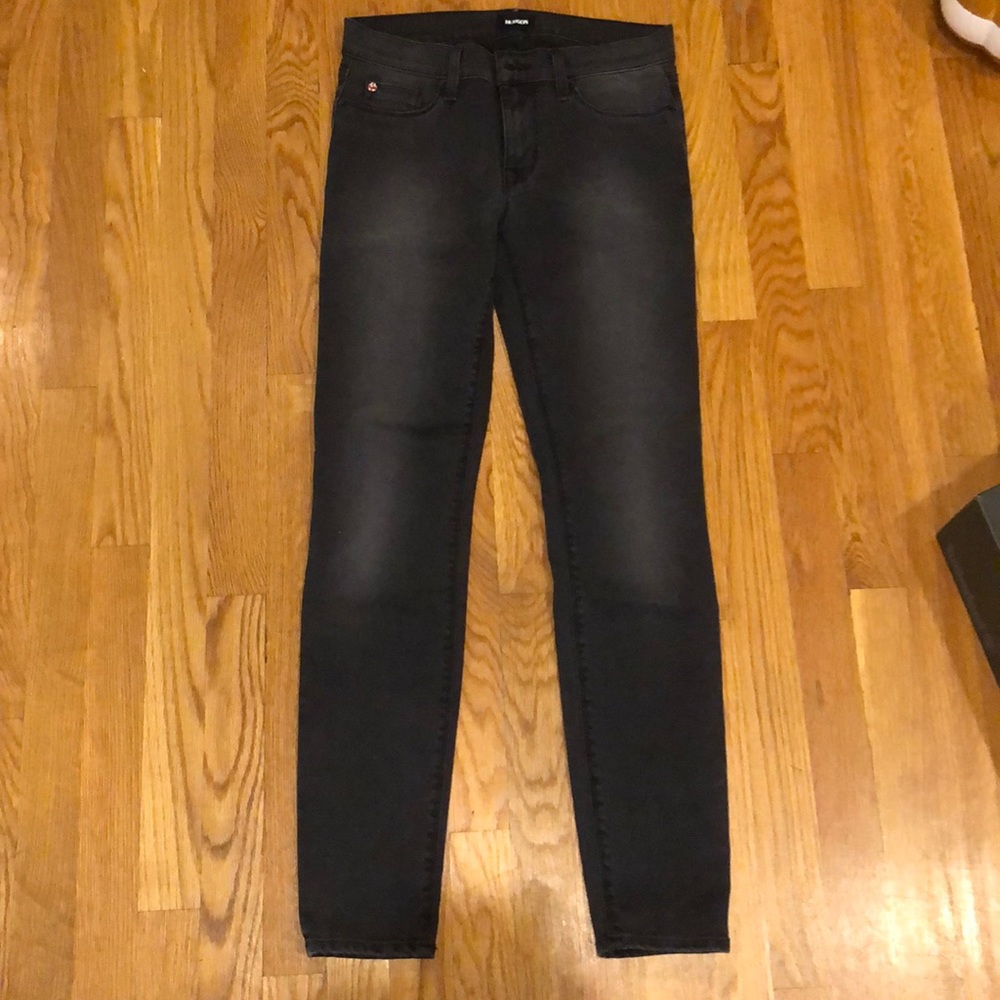 Hudson black krista super skinny jeans
